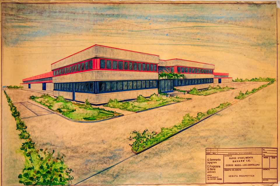 Progetto stabilimento chimico Savaré